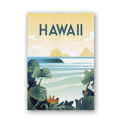 Vintage Hawaii-Gemälde