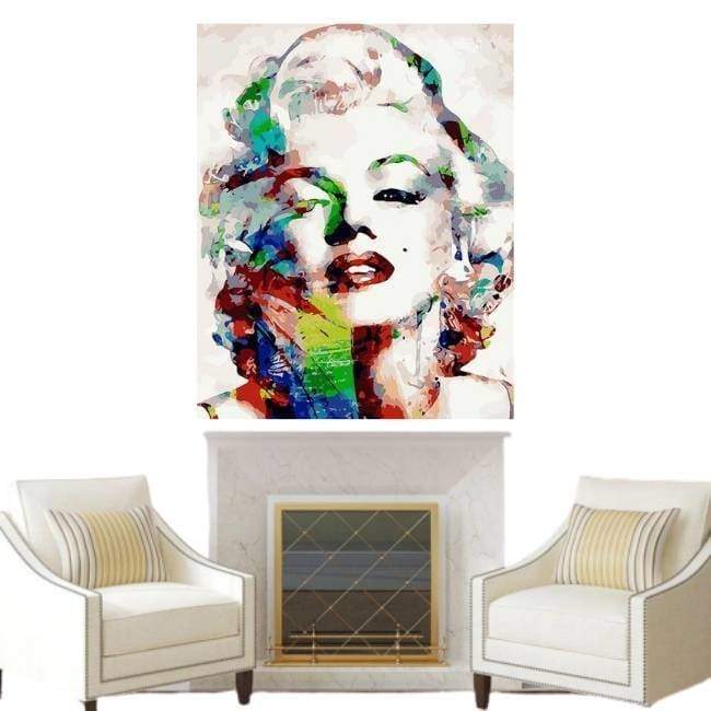 Vintage Marilyn Monroe Gemälde