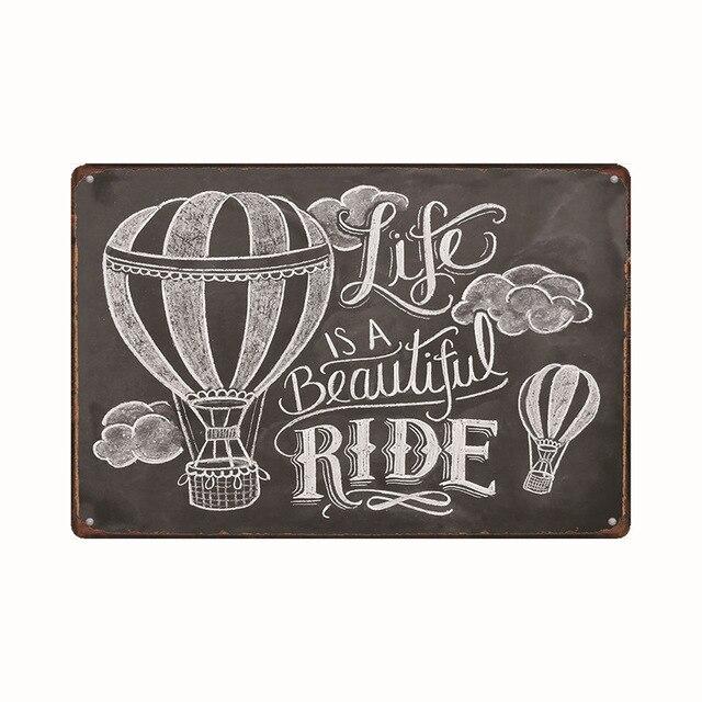 Vintage Metallmalerei