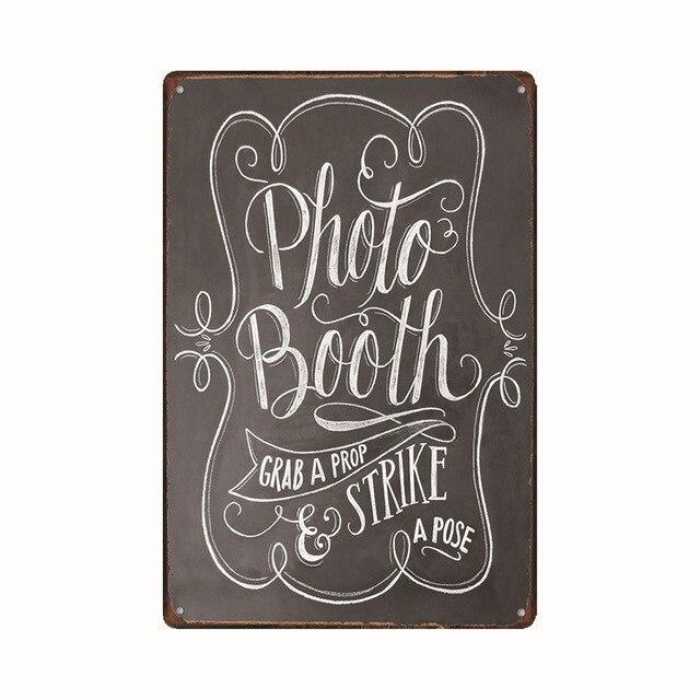 Vintage Metallmalerei