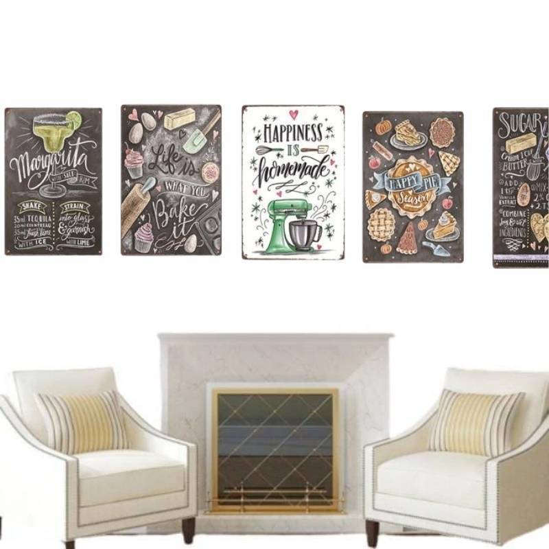 Vintage Metallmalerei