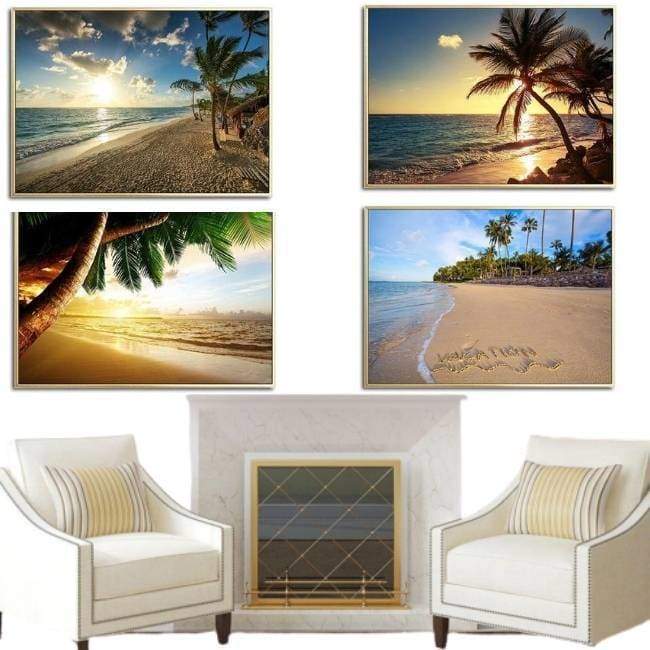 Miami Beach Vintage Gemälde