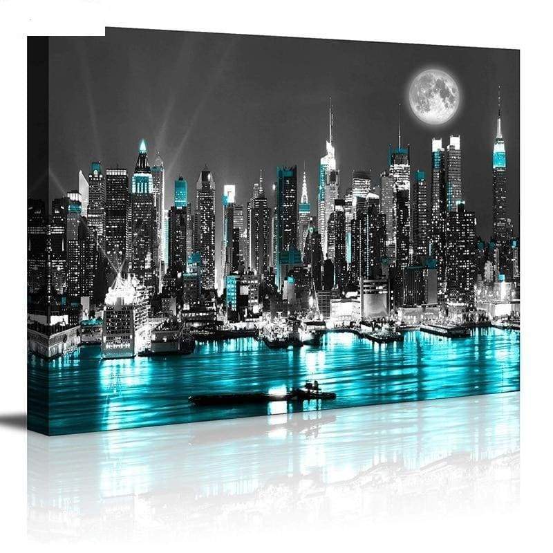 Helles New Yorker Vintage-Gemälde