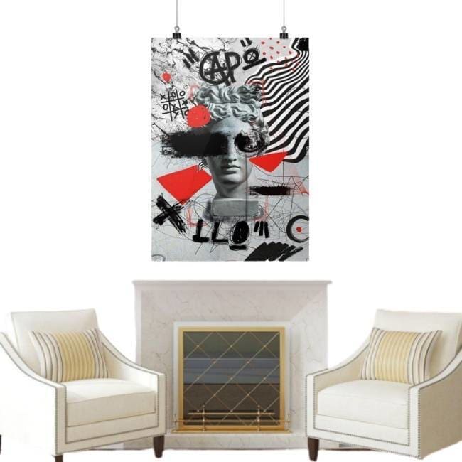 Vintage New York Street Art Gemälde