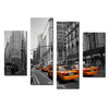 Vintages gelbes Taxi-Gemälde New Yorks