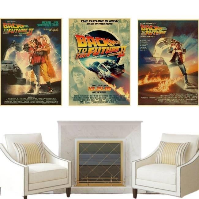 Zurück in die Zukunft Vintage-Gemälde