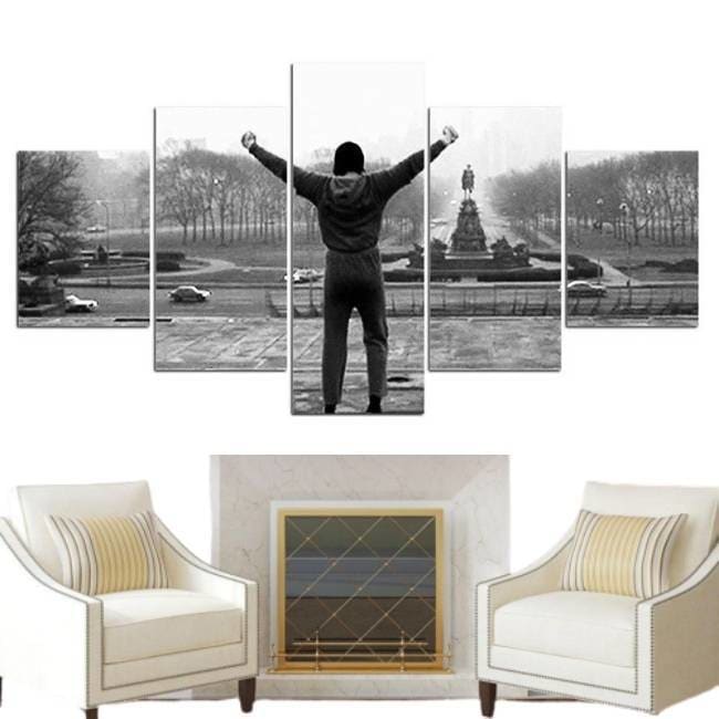 Vintage Rocky Balboa Gemälde