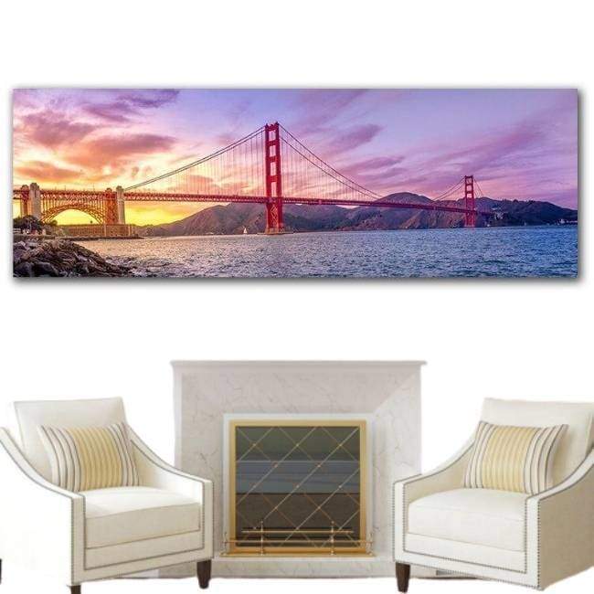 Vintage San Francisco Gemälde