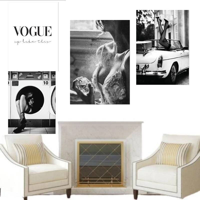 Tisch im Vintage-Stil