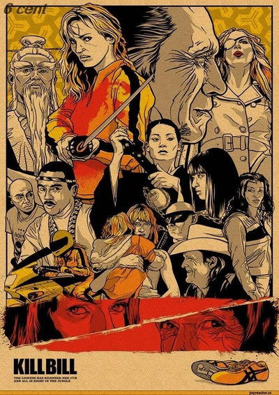 Vintage Tarantino-Gemälde