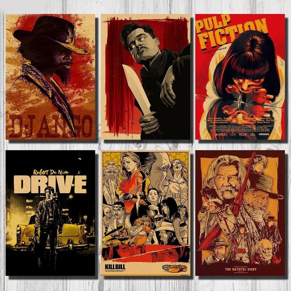 Vintage Tarantino-Gemälde