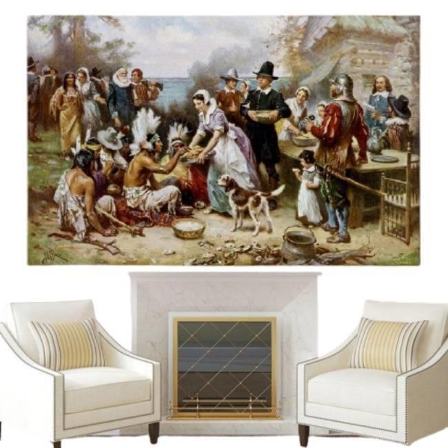 Vintage Thanksgiving-Tafel