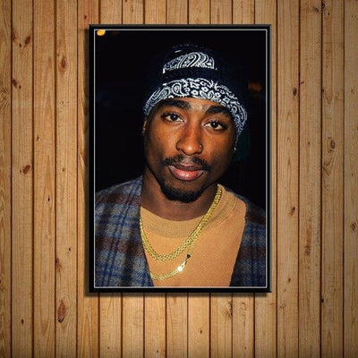 Vintage Tupac-Gemälde