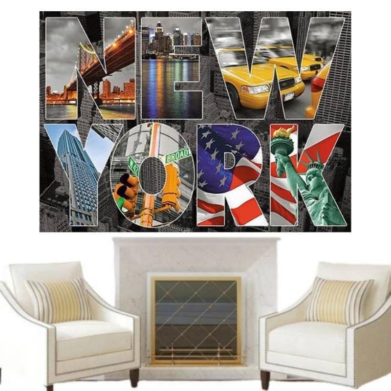 Amerikanische Vintage-Malerei