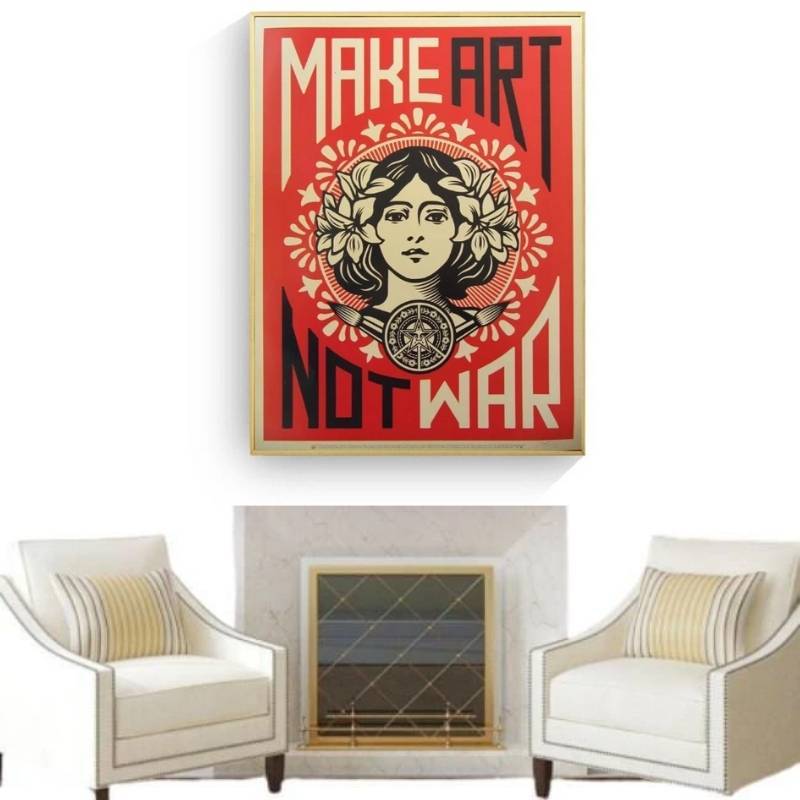 Vintage Pop-Art-Malerei