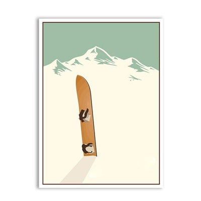 Vintage Skimalerei
