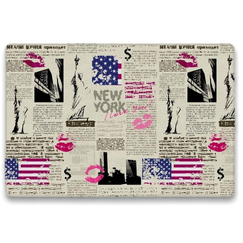 Vintage New York Deko-Teppich
