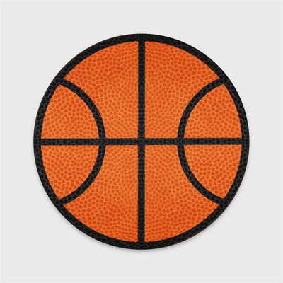 Vintage Basketball-Bodenmatte