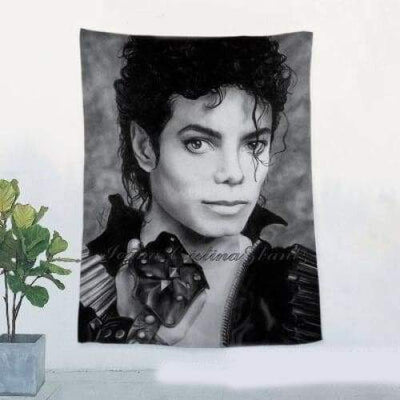 Vintage Michael Jackson Wandteppich