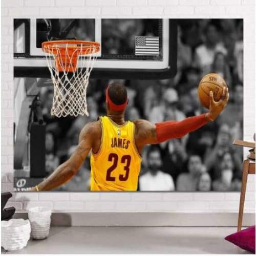 Vintage Basketball Wandteppich