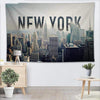 Vintage-Wandteppich-Poster New York
