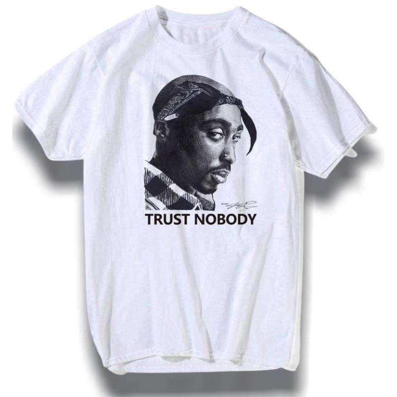 Vintage 2pac T-Shirt für Herren