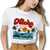 Damen Vintage Aloha T-Shirt