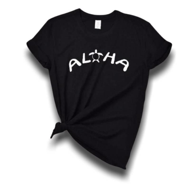 Vintage-Hawaii-T-Shirt für Damen