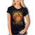 Vintage-Hippie-T-Shirt für Damen