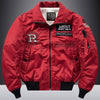 Rote amerikanische Vintage-Jacke