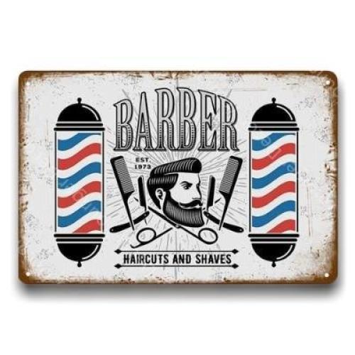 Vintage Barber Shop Teller